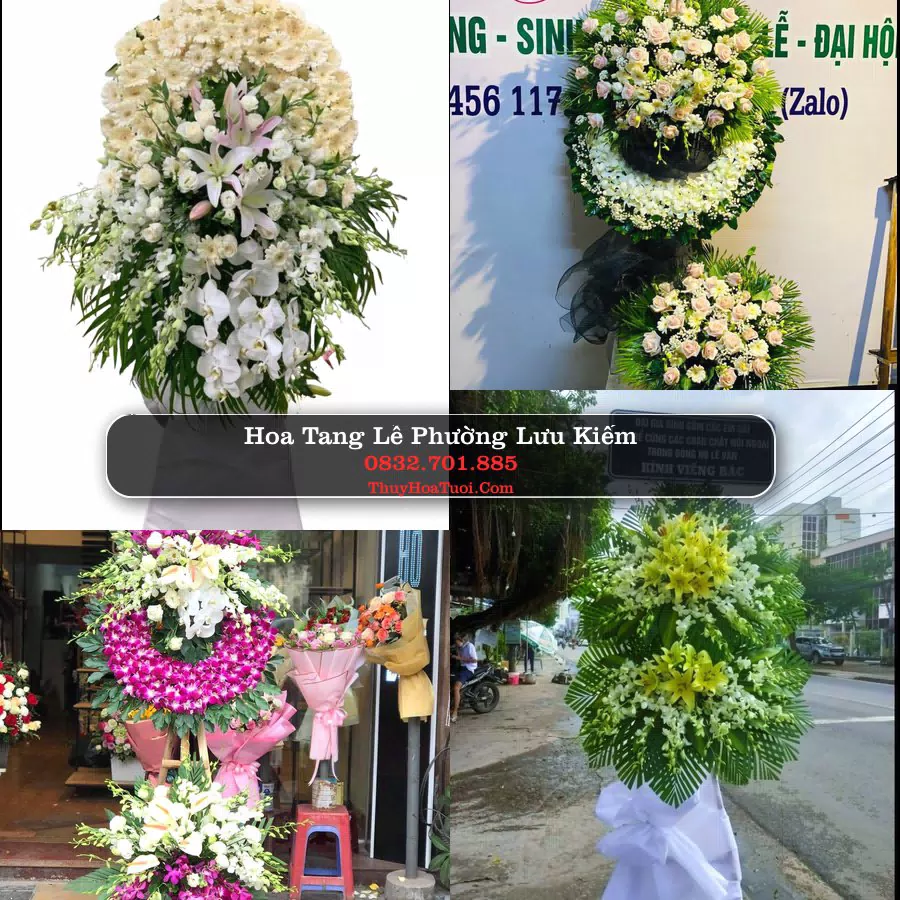 Kệ hoa tang lễ giao tại Phường Lưu Kiếm, Hải Phòng