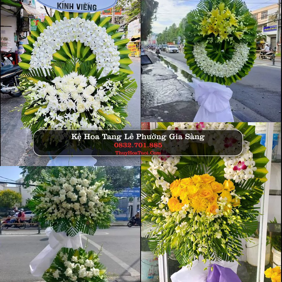 Vòng hoa chia buồn Phường Gia Sàng - ThuyHoaTuoi.Com