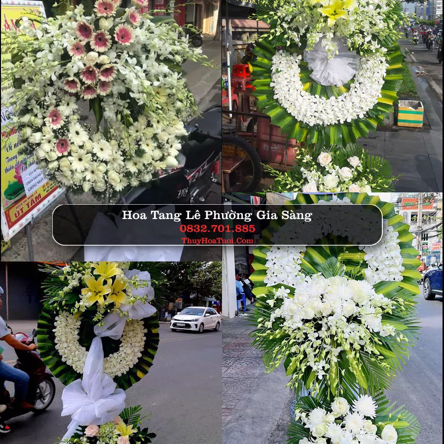 Kệ hoa tang lễ giao tại Phường Gia Sàng, Thái Nguyên