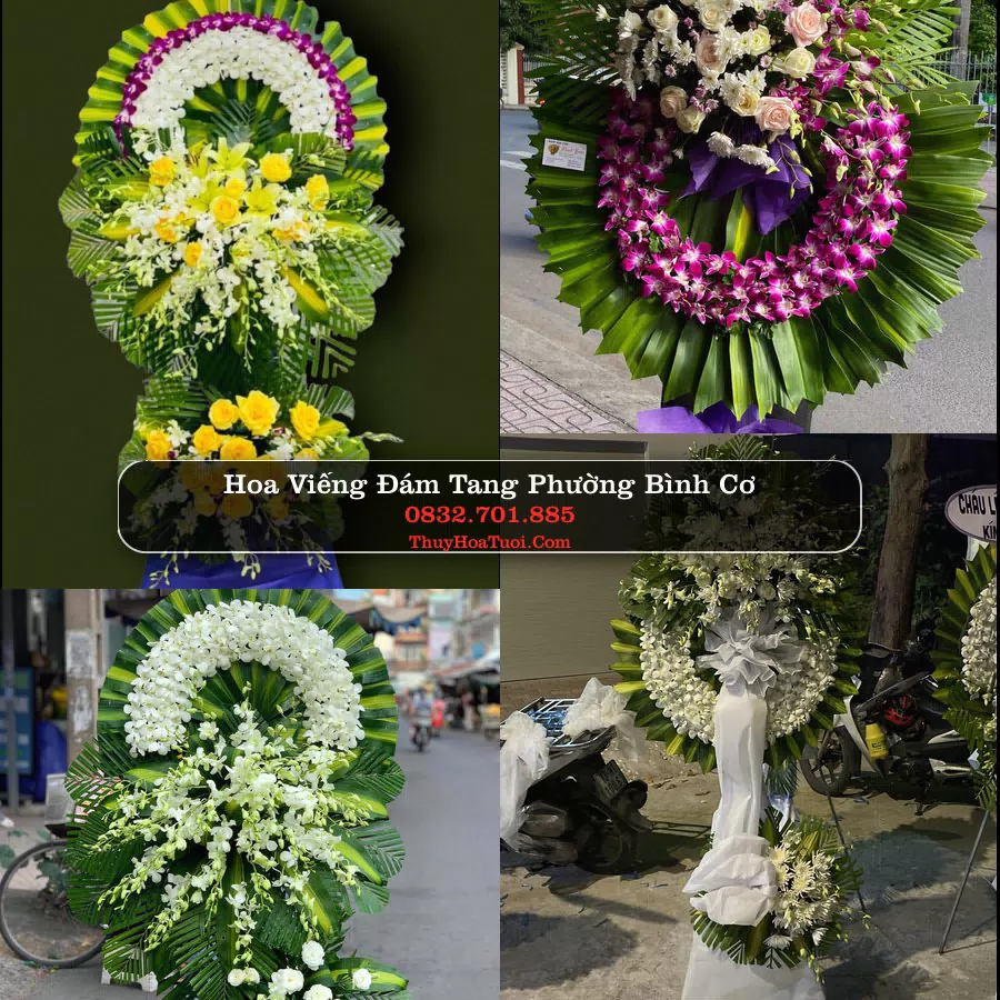Kệ hoa tang lễ giao tại Phường Bình Cơ, TP.HCM