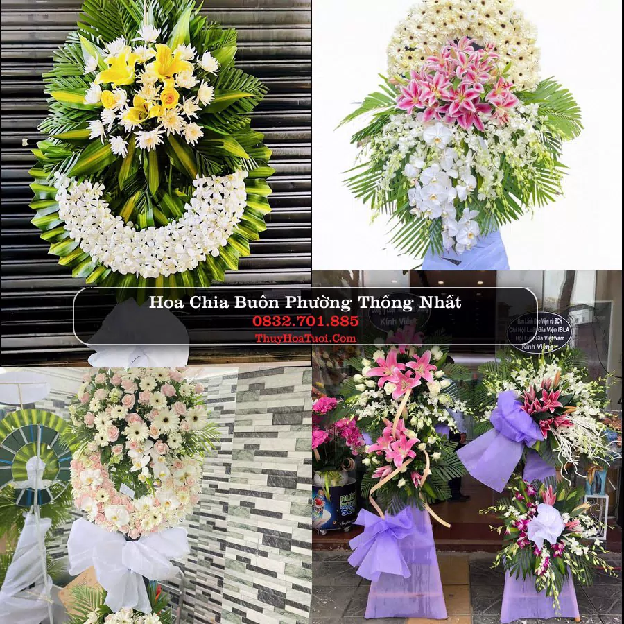 Kệ hoa tang lễ giao tại Phường Thống Nhất, Gia Lai