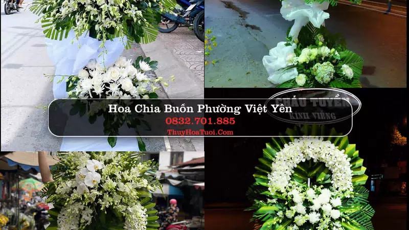 Đặt Vòng Hoa Tang Lễ tại Phường Việt Yên, Bắc Ninh