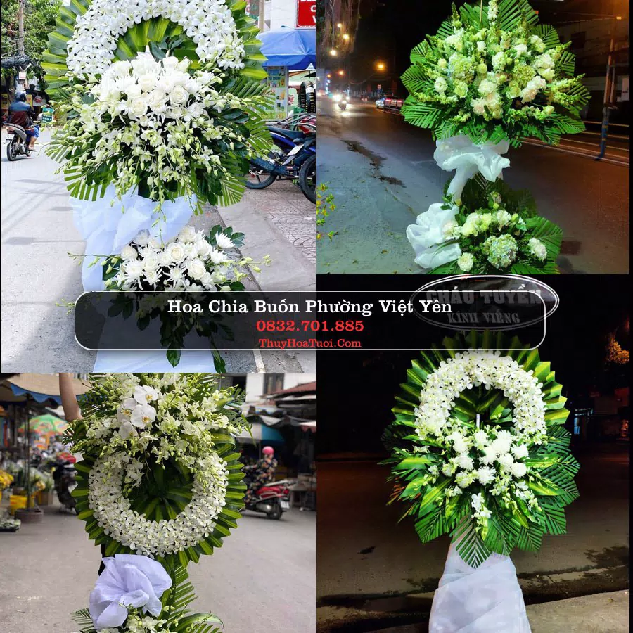Đặt Vòng Hoa Tang Lễ tại Phường Việt Yên, Bắc Ninh