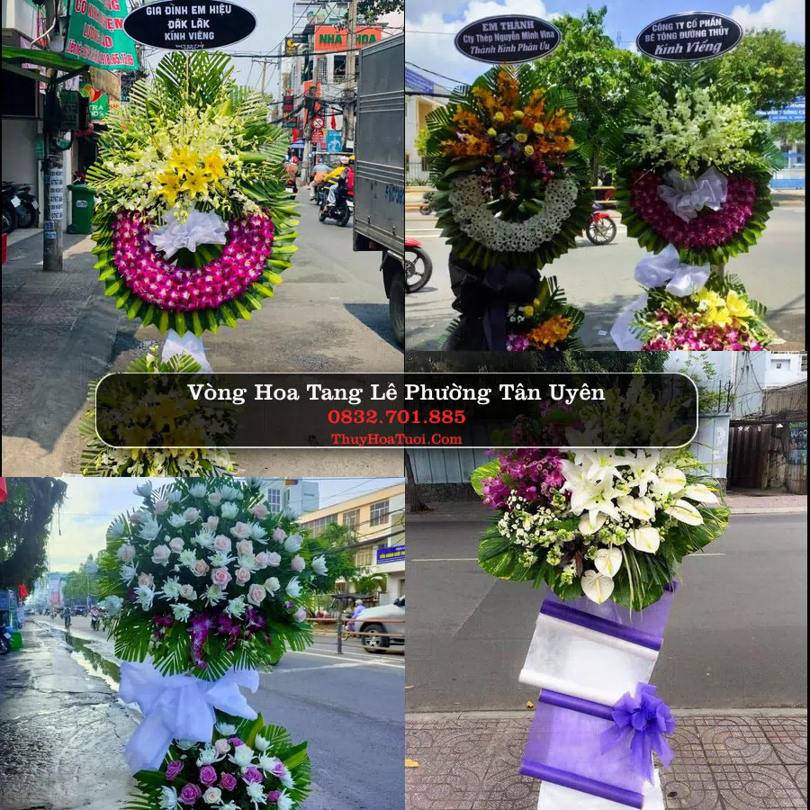 Kệ hoa tang lễ giao tại Phường Tân Uyên, TP.HCM