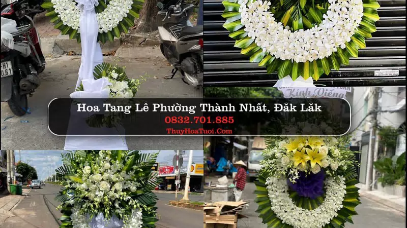 Đặt Vòng Hoa Tang Lễ tại Phường Thành Nhất, Đắk Lắk