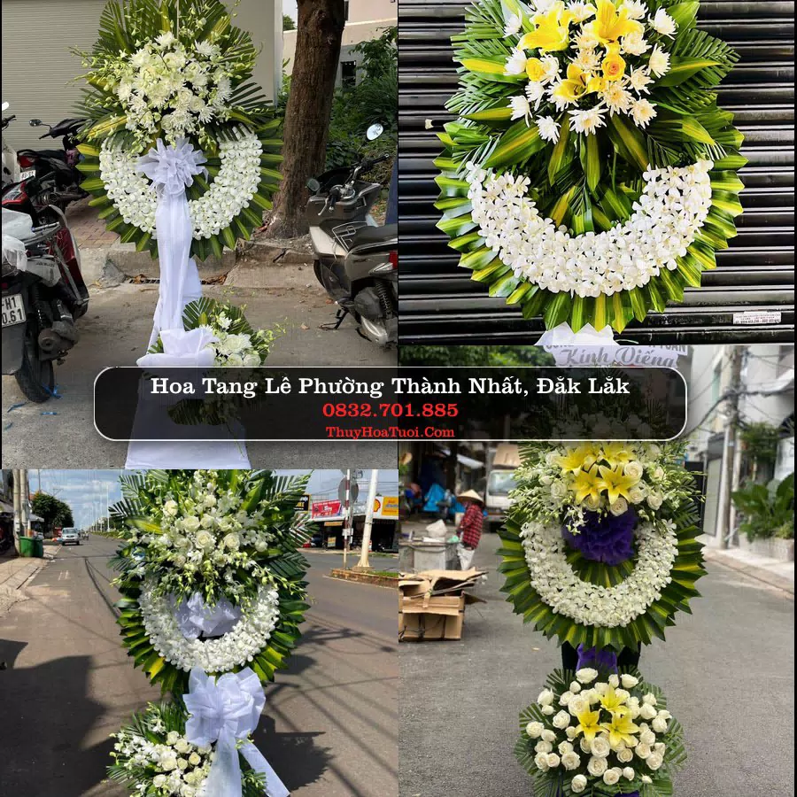 Đặt Vòng Hoa Tang Lễ tại Phường Thành Nhất, Đắk Lắk