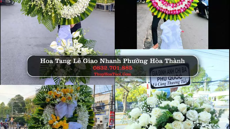 Đặt Vòng Hoa Tang Lễ tại Phường Hòa Thành, Tây Ninh