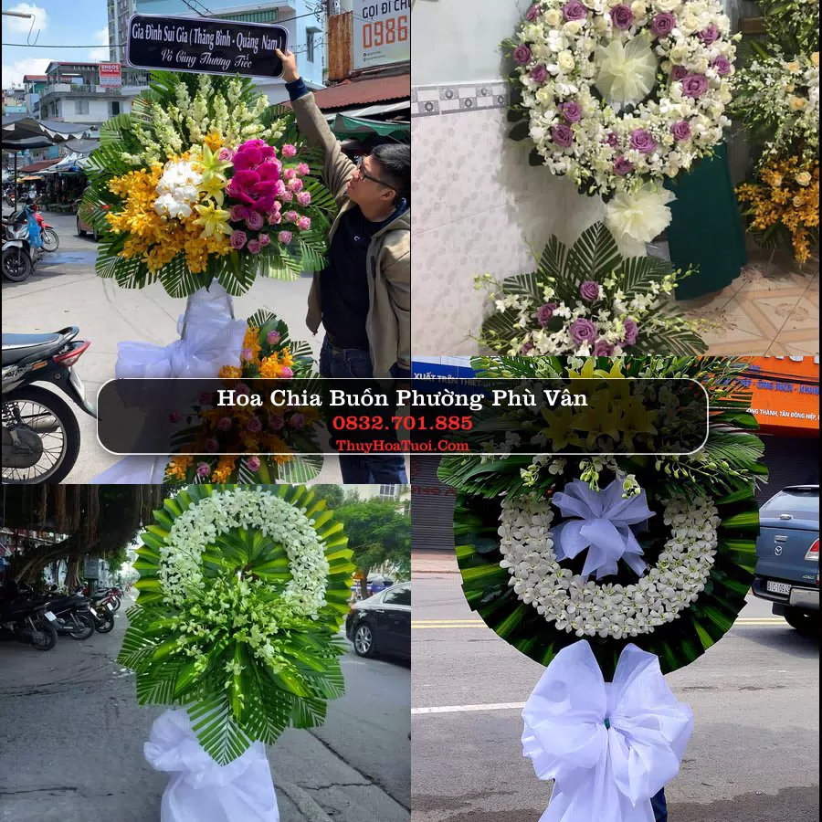 Đặt Hoa Chia Buồn tại Phường Phù Vân, Ninh Bình