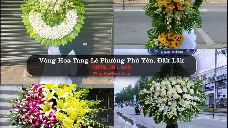 Đặt Hoa Chia Buồn tại Phường Phú Yên, Đắk Lắk