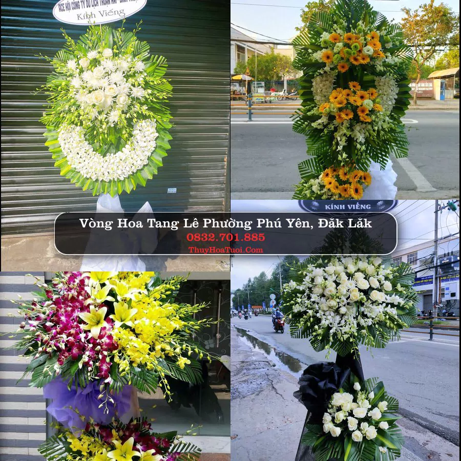 Đặt Hoa Chia Buồn tại Phường Phú Yên, Đắk Lắk