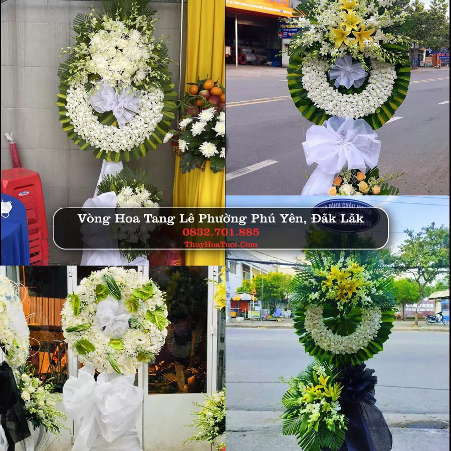 Vòng hoa chia buồn Phường Phú Yên - ThuyHoaTuoi.Com