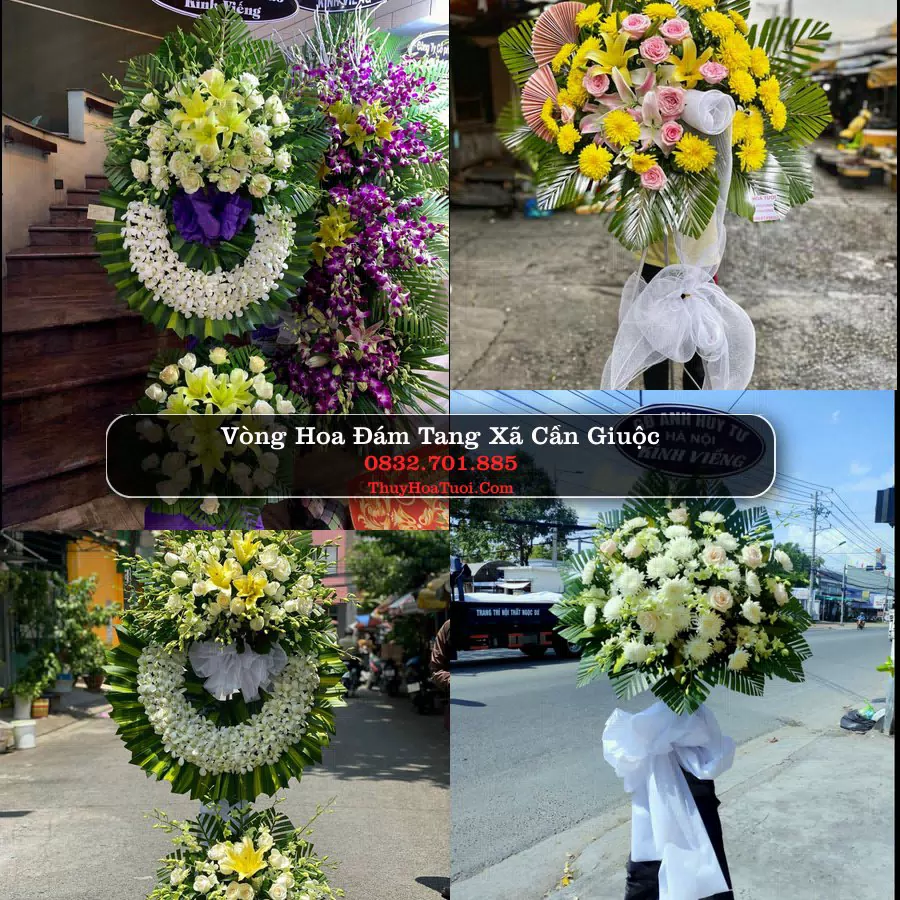 Đặt Vòng Hoa Chia Buồn tại Xã Cần Giuộc, Tây Ninh