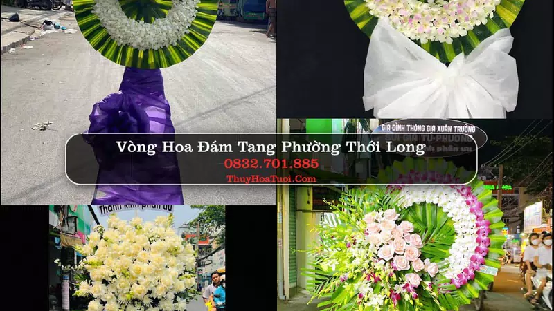 Đặt Vòng Hoa Tang Lễ tại Phường Thới Long, Cần Thơ