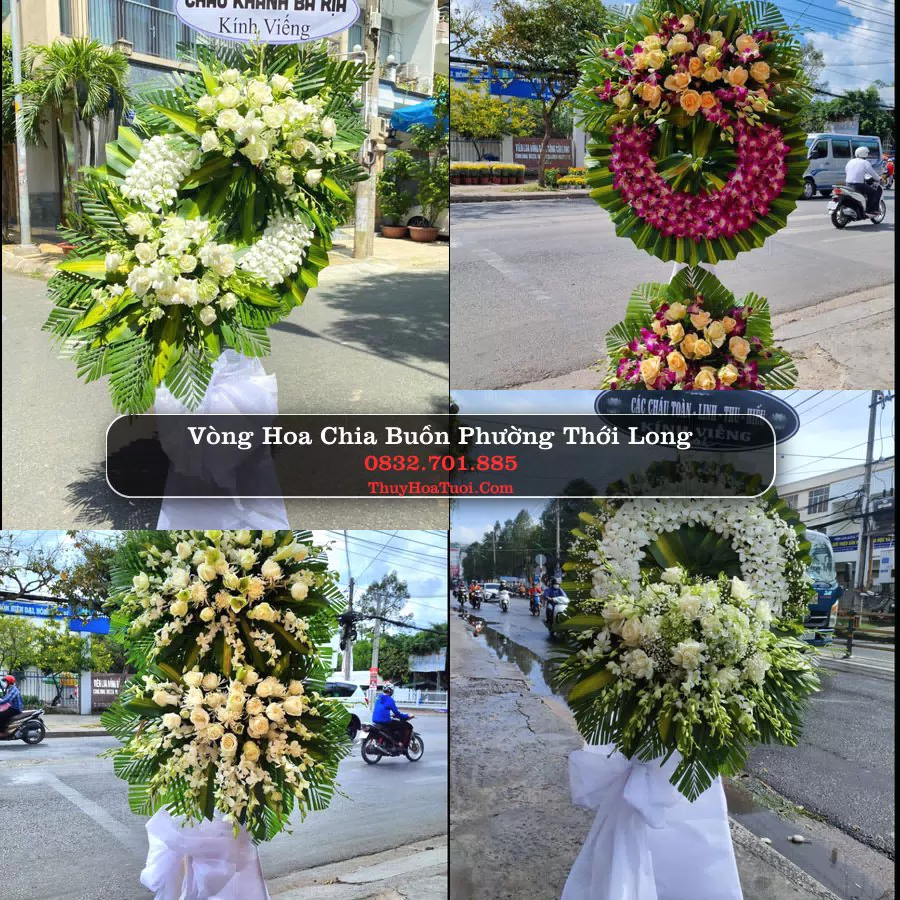 Kệ hoa tang lễ giao tại Phường Thới Long, Cần Thơ