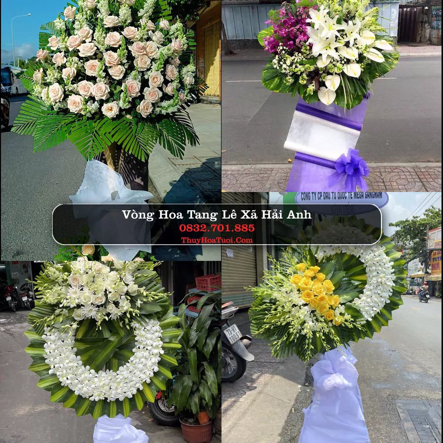 Vòng hoa chia buồn Xã Hải Anh - ThuyHoaTuoi.Com