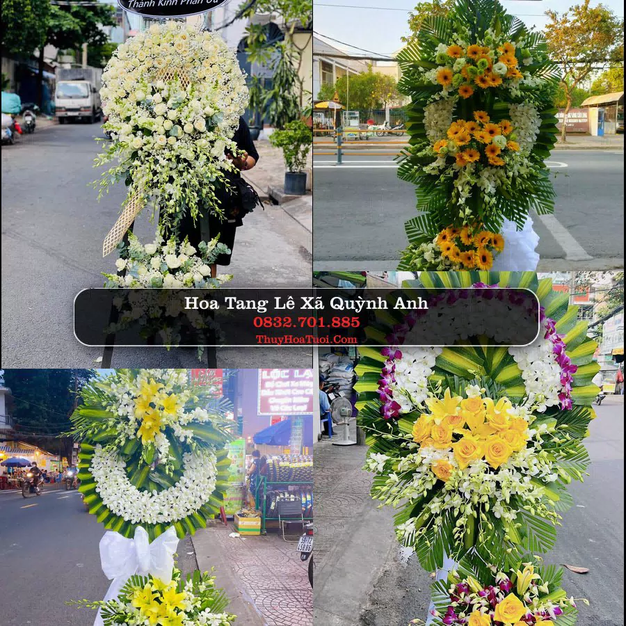 Kệ hoa tang lễ giao tại Xã Quỳnh Anh, Nghệ An