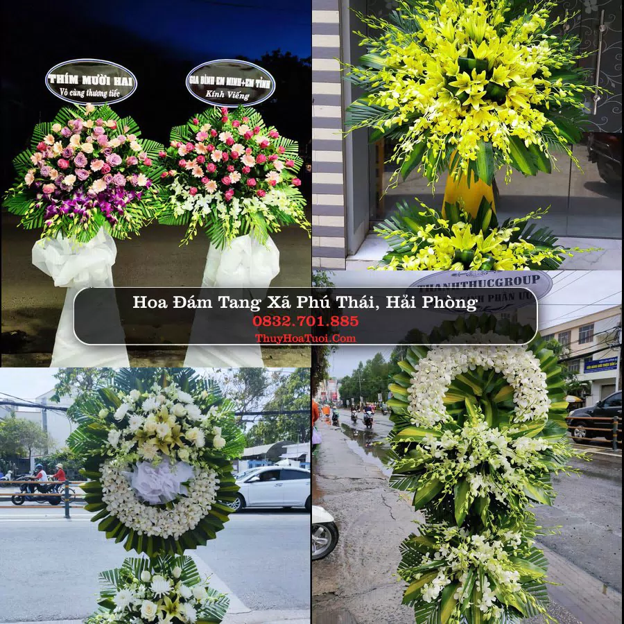 Đặt Vòng Hoa Tang Lễ tại Xã Phú Thái, Hải Phòng