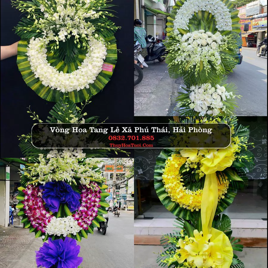 Vòng hoa chia buồn Xã Phú Thái - ThuyHoaTuoi.Com