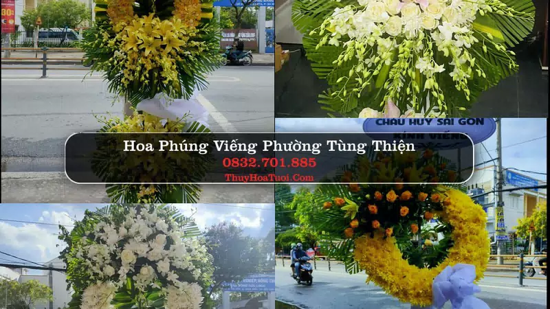 Đặt Hoa Tang Lễ tại Phường Tùng Thiện, Hà Nội