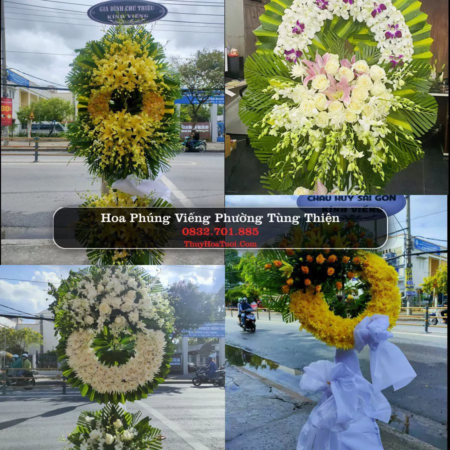 Đặt Hoa Tang Lễ tại Phường Tùng Thiện, Hà Nội