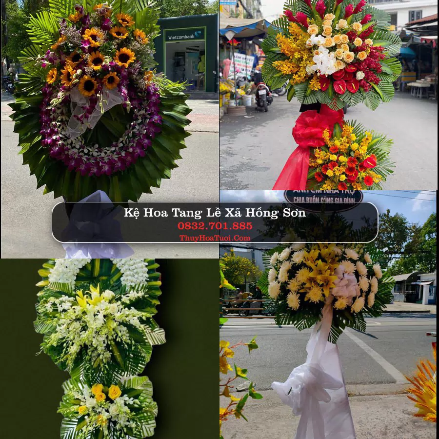 Kệ hoa tang lễ giao tại Xã Hồng Sơn, Hà Nội