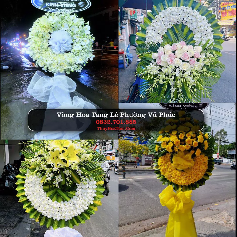 Đặt Vòng Hoa Tang Lễ tại Phường Vũ Phúc, Hưng Yên
