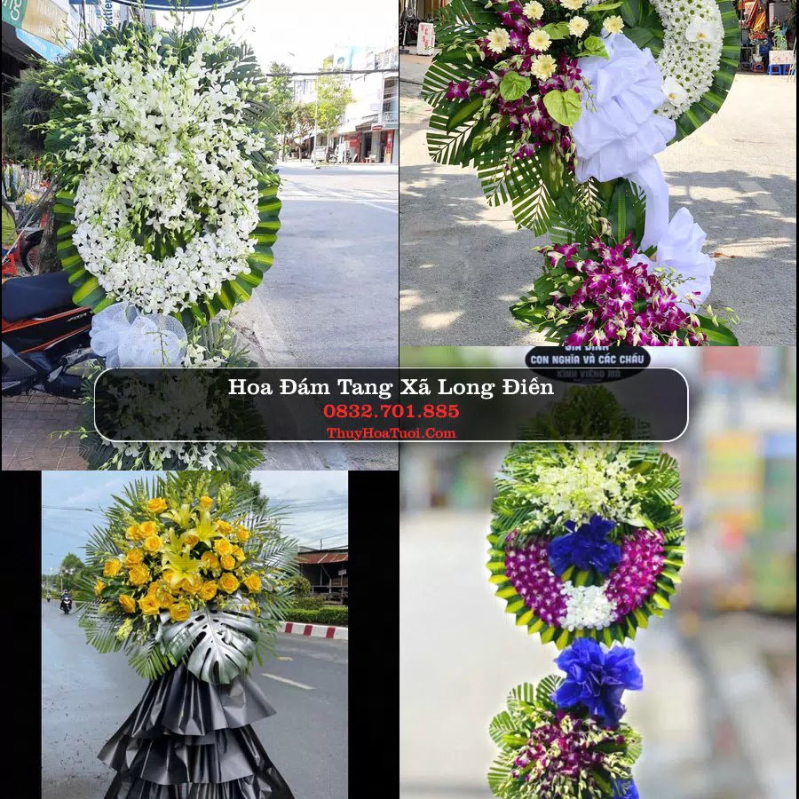 Đặt Hoa Đám Tang tại Xã Long Điền, An Giang