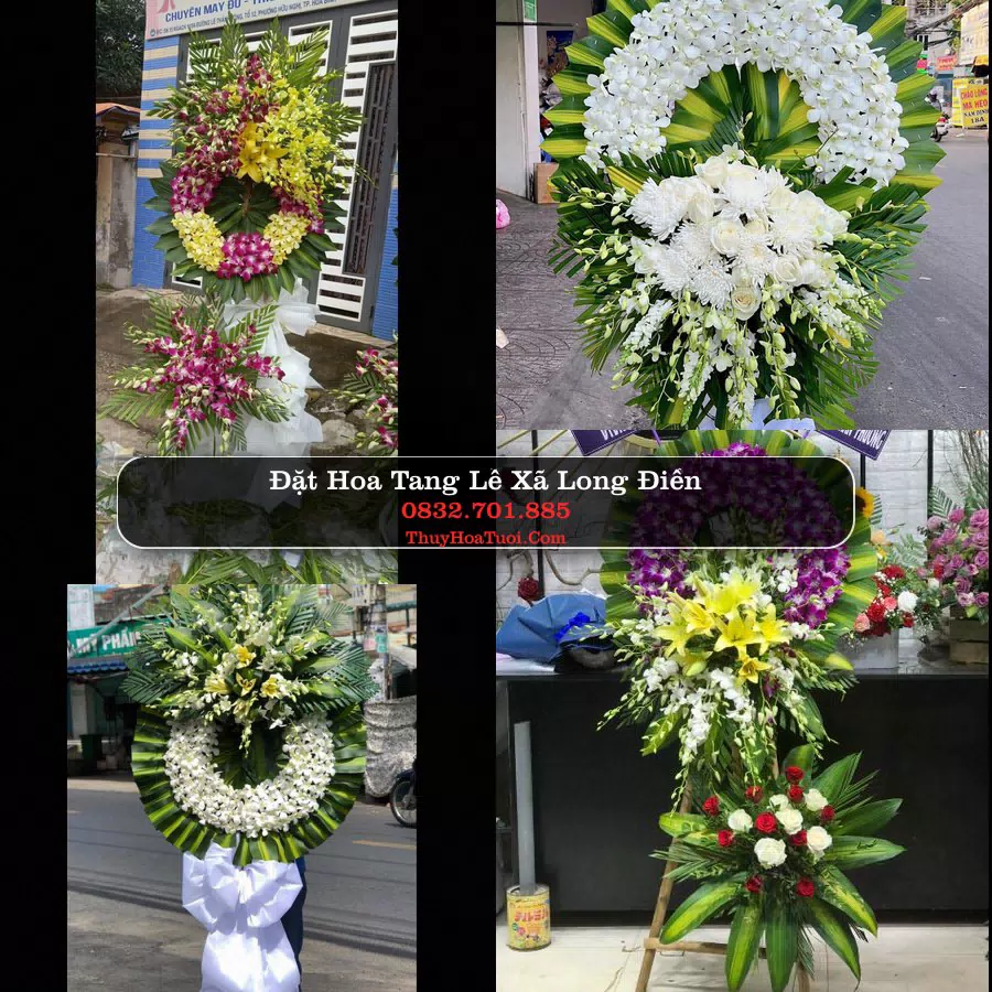 Kệ hoa tang lễ giao tại Xã Long Điền, An Giang