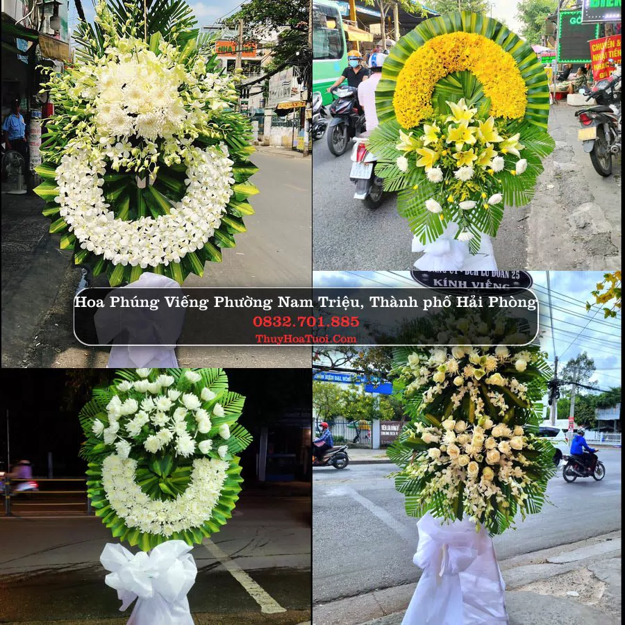 Kệ hoa tang lễ giao tại Phường Nam Triệu, Hải Phòng