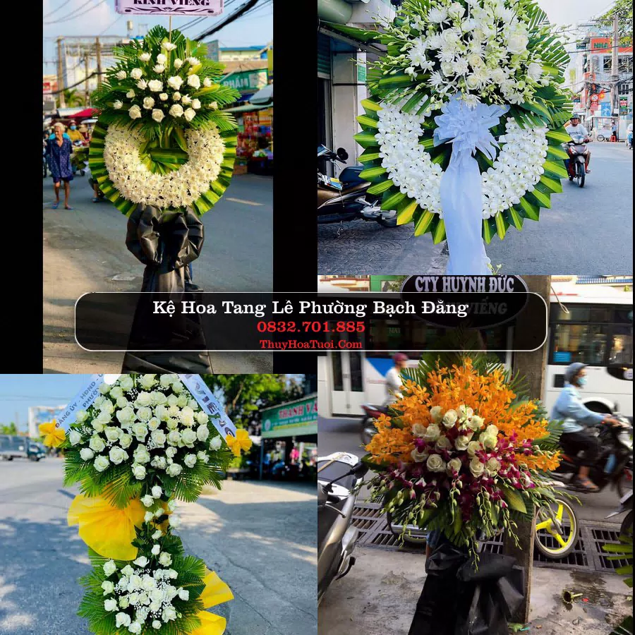 Vòng hoa chia buồn Phường Bạch Đằng - ThuyHoaTuoi.Com