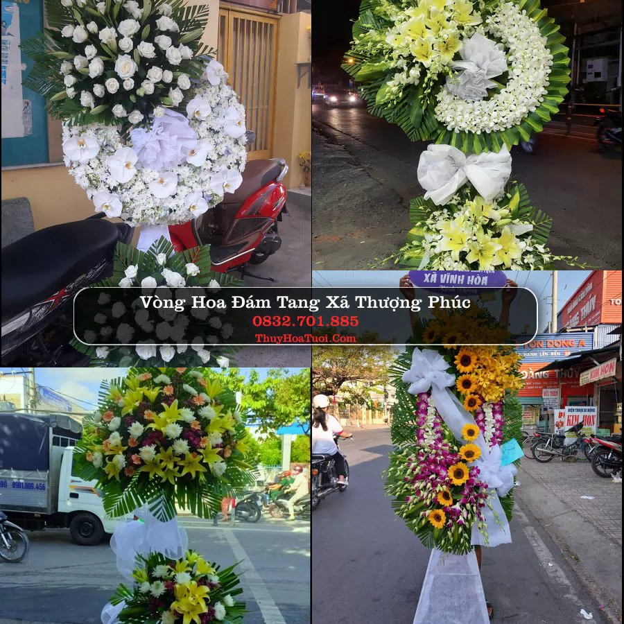 Vòng hoa chia buồn Xã Thượng Phúc - ThuyHoaTuoi.Com
