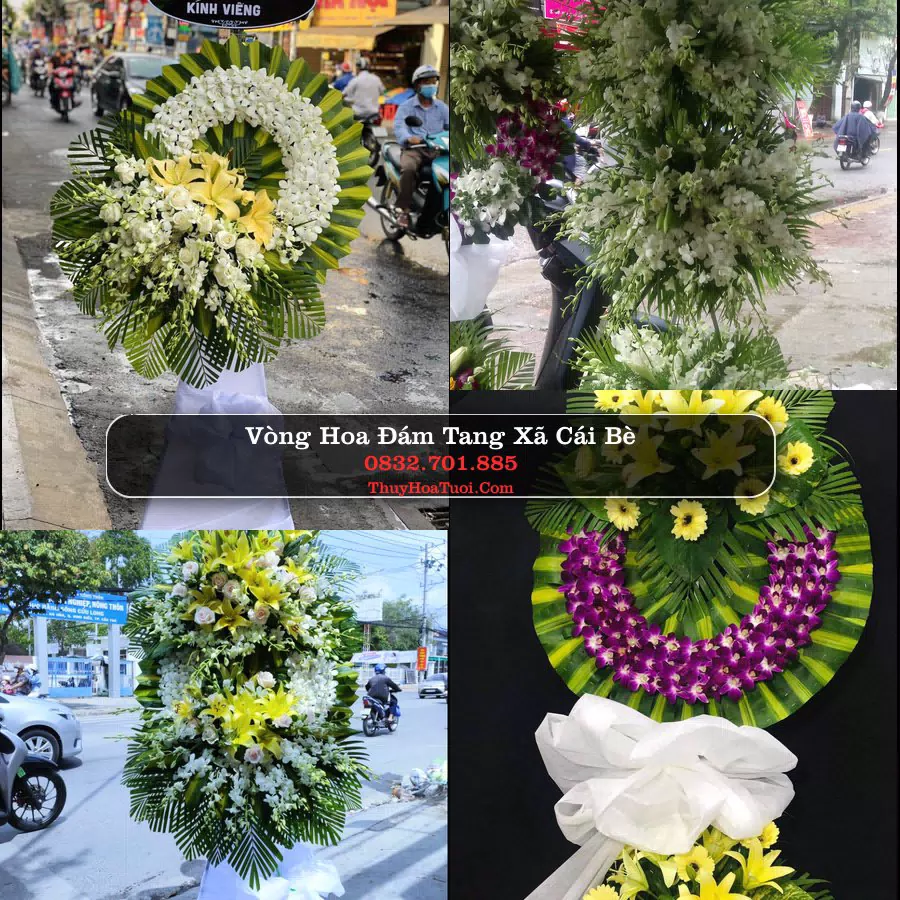 Đặt Hoa Tang Lễ tại Xã Cái Bè, Đồng Tháp