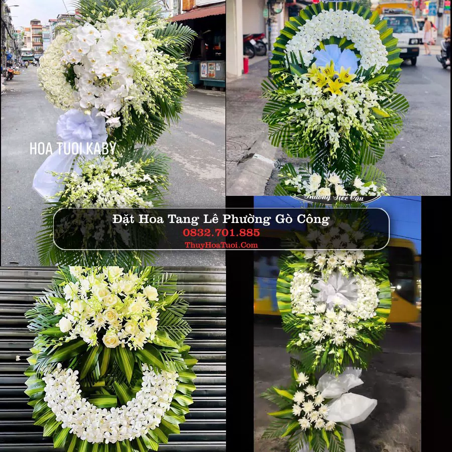 Kệ hoa tang lễ giao tại Phường Gò Công, Đồng Tháp