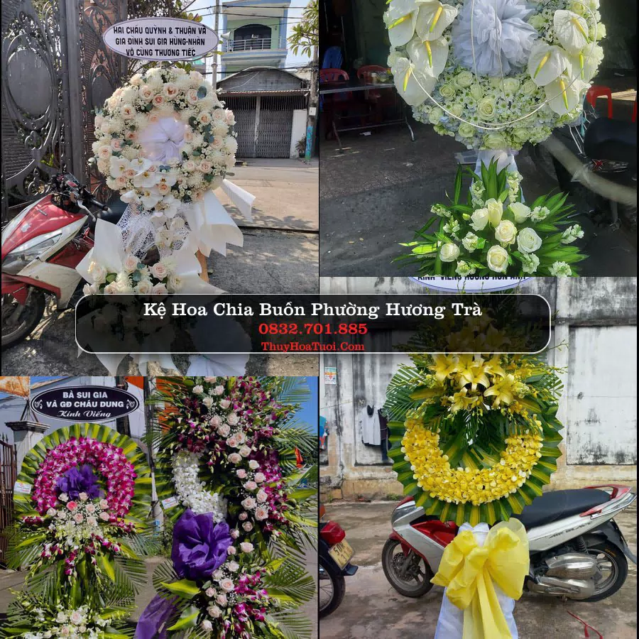 Vòng hoa chia buồn Phường Hương Trà - ThuyHoaTuoi.Com