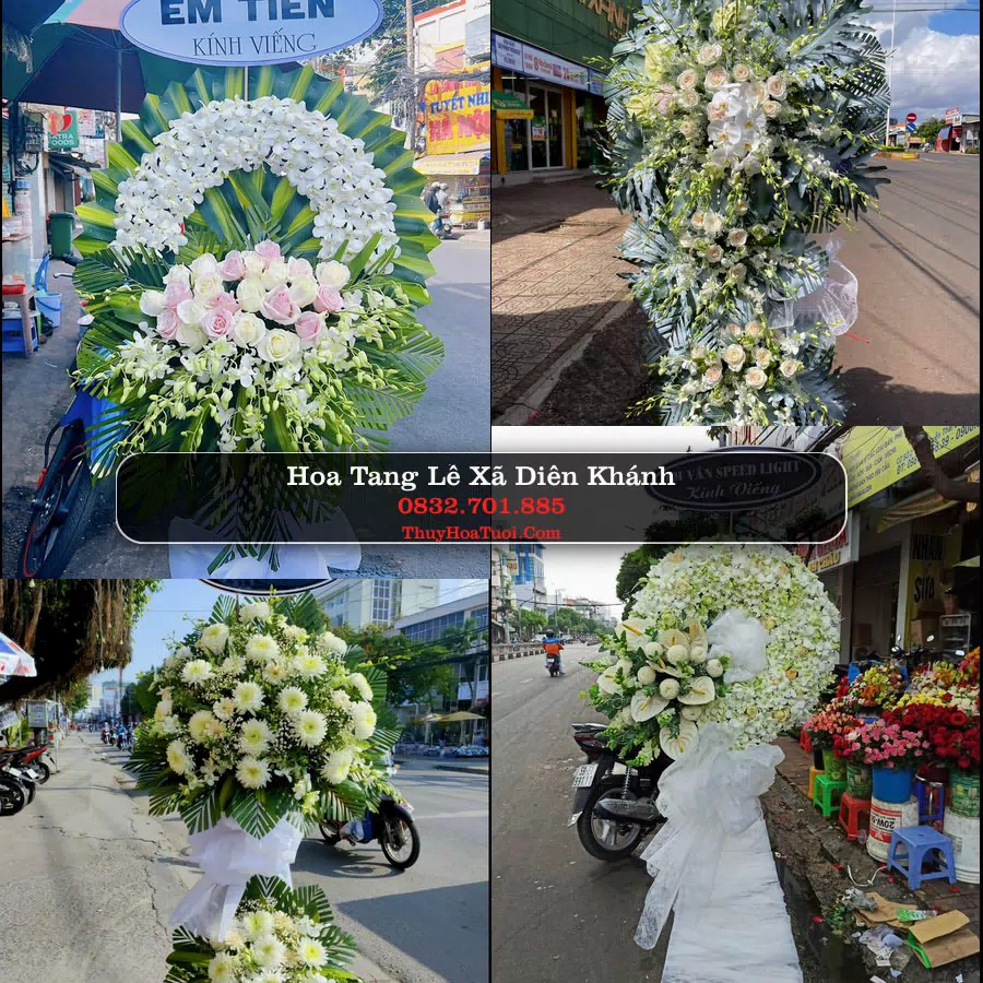 Kệ hoa tang lễ giao tại Xã Diên Khánh, Khánh Hòa