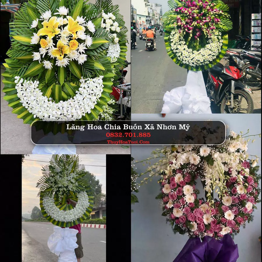 Đặt Hoa Chia Buồn tại Xã Nhơn Mỹ, An Giang