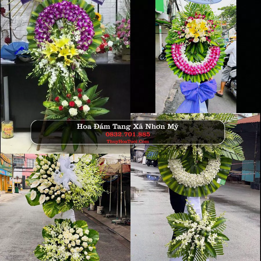Kệ hoa tang lễ giao tại Xã Nhơn Mỹ, An Giang