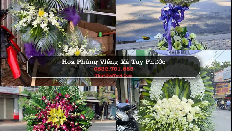 Đặt Hoa Chia Buồn tại Xã Tuy Phước, Gia Lai