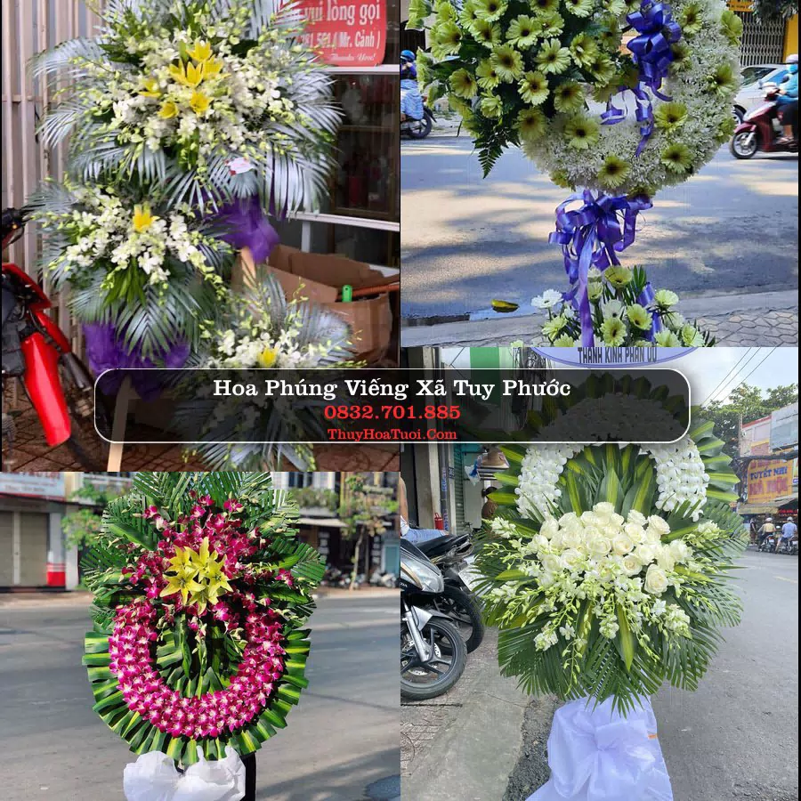 Đặt Hoa Chia Buồn tại Xã Tuy Phước, Gia Lai
