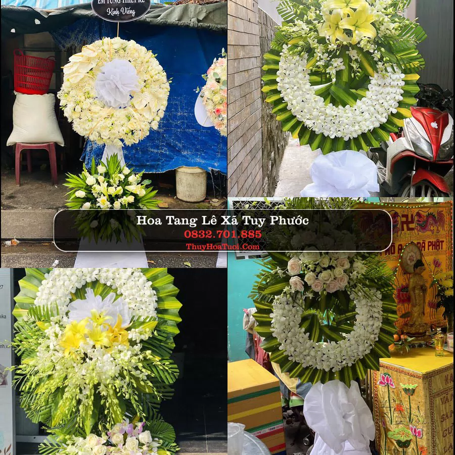 Kệ hoa tang lễ giao tại Xã Tuy Phước, Gia Lai