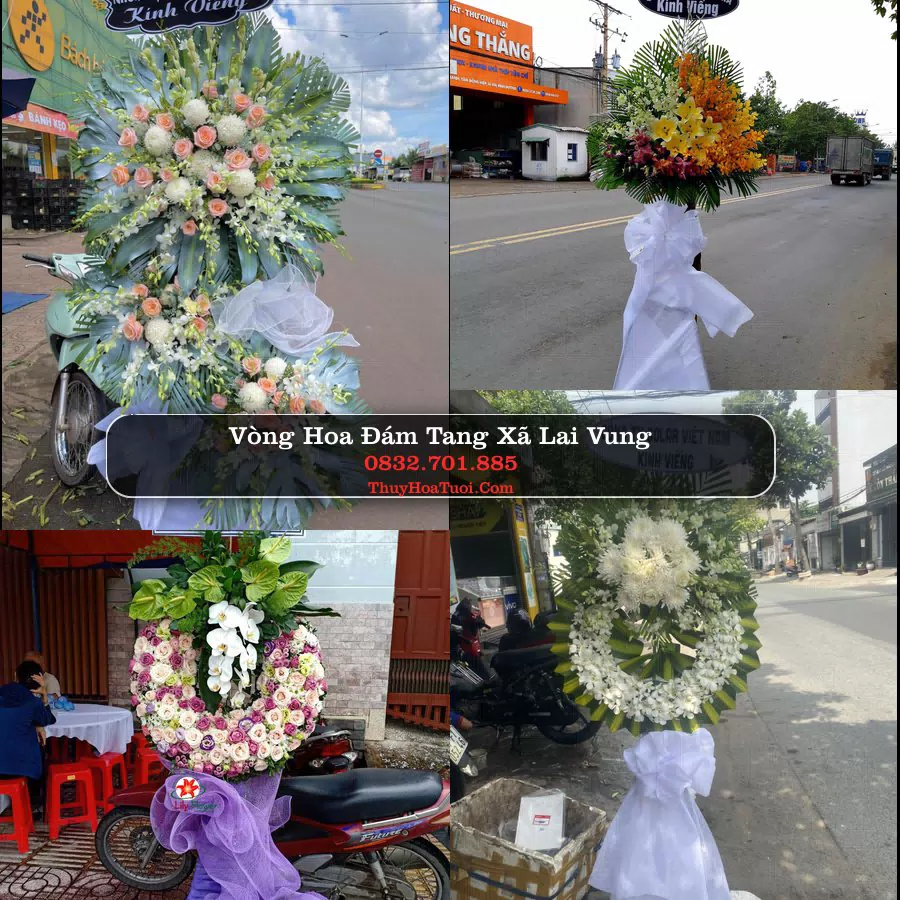 Đặt Vòng Hoa Chia Buồn tại Xã Lai Vung, Đồng Tháp