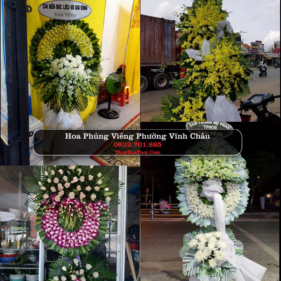 Đặt Vòng Hoa Tang Lễ tại Phường Vĩnh Châu, Cần Thơ