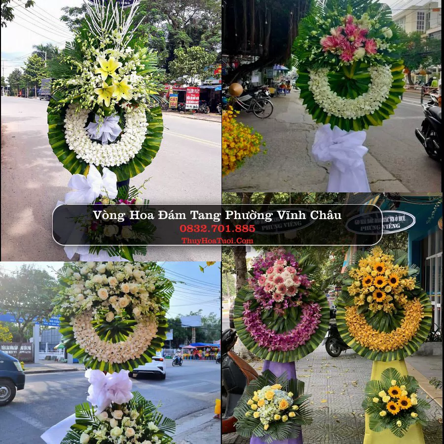 Kệ hoa tang lễ giao tại Phường Vĩnh Châu, Cần Thơ