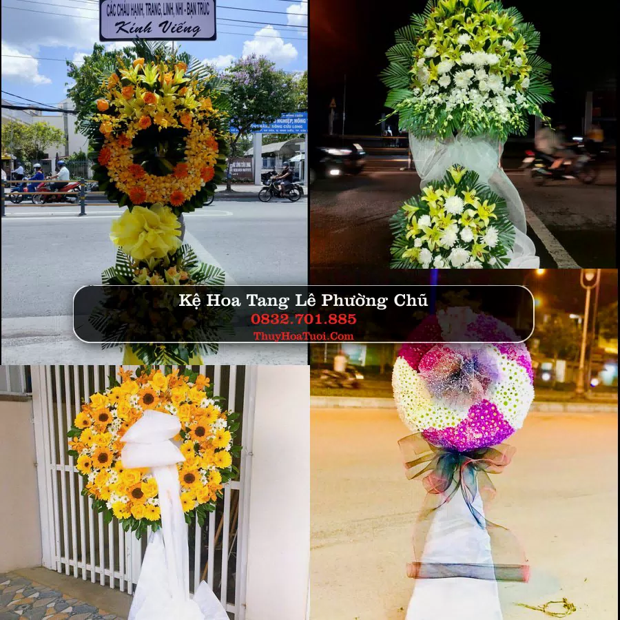 Vòng hoa chia buồn Phường Chũ - ThuyHoaTuoi.Com