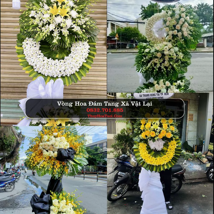 Vòng hoa chia buồn Xã Vật Lại - ThuyHoaTuoi.Com