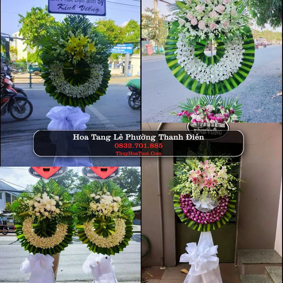 Vòng hoa chia buồn Phường Thanh Điền - ThuyHoaTuoi.Com