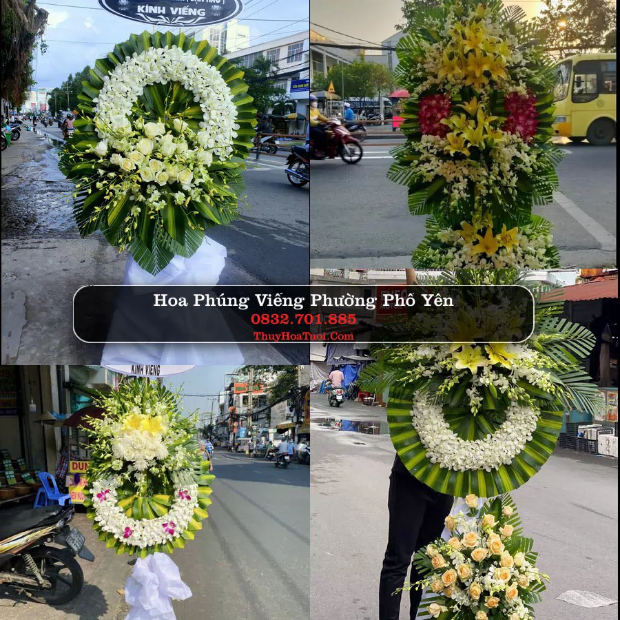 Đặt Vòng Hoa Tang Lễ tại Phường Phổ Yên, Thái Nguyên