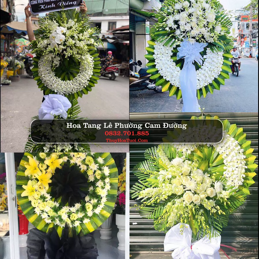 Kệ hoa tang lễ giao tại Phường Cam Đường, Lào Cai