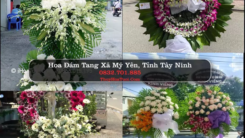 Đặt Vòng Hoa Tang Lễ tại Xã Mỹ Yên, Tây Ninh