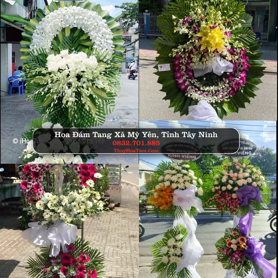 Đặt Vòng Hoa Tang Lễ tại Xã Mỹ Yên, Tây Ninh